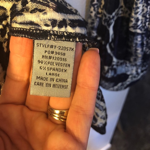 Navy top - Picture 7 of 7